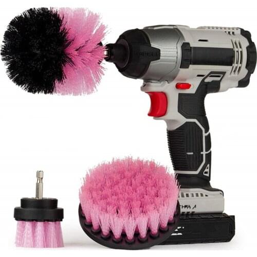 Hollow Drill Electric Scrub Cleaning Brush For Leather Plastic Wooden Furniture Multi Color High Quality Electric Brush Head