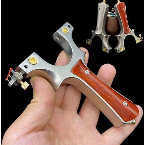 Powerful Rubber Band Slingshot Hunting High Precision Flat Leather Slingshot Professional Fast Bow Outdoor Special for Hunting