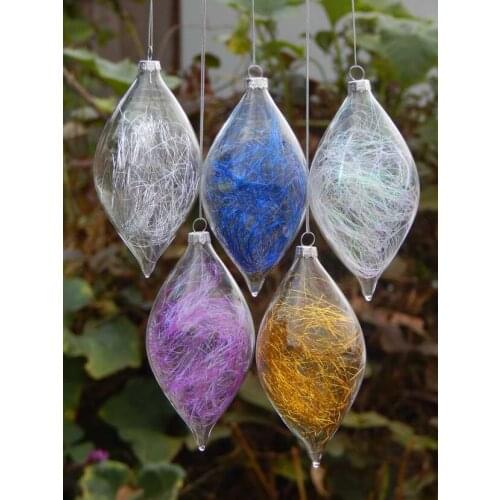 Christmas gift transparent glass ball stained glass ball