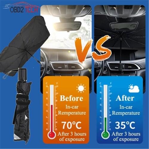 Car Sun Sunshade Interior Front Window Sun Snow Sun Shade Waterproof Shade Protector Interior Windshield Protection Accessories