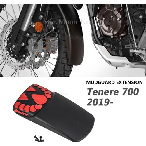 TENERE 700 Motorcycle Front Fender Mudguard Extender Extension Refit FOR Yamaha Tenere 700 Tenere700 From 2019 2020