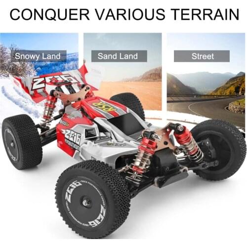 Wltoys Racing 60km/h RC Car 144001 1/14 2.4Ghz 4WD High Speed Remote Control Vehicle Crawler Models Toys for Children
