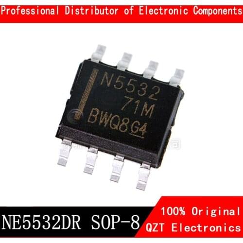 10PCS NE5532DR SOP8 NE5532 SOP N5532 5532DR SOP-8 SMD new and original IC