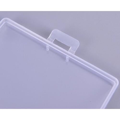 2pcs Transparent Plastic Boxes Playing Cards Container Plastic Storage Case Packing Poker Game Card Box