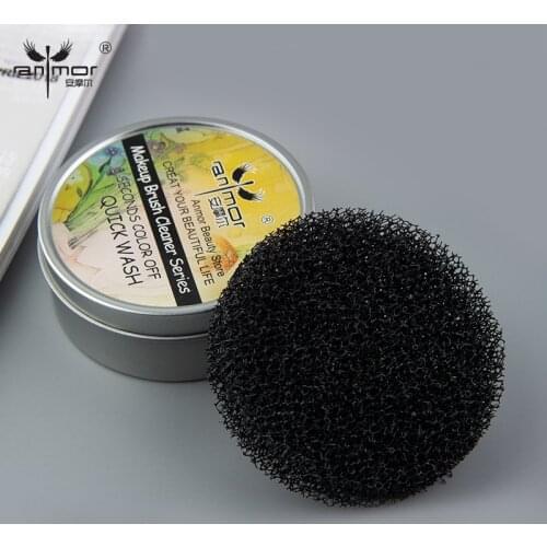 Anmor New Clean Box for Makeup Brushes Beauty Make Up Brush Cleaner Sponge Quick Color Off Cosmetic Tools Pinceaux Maquillage