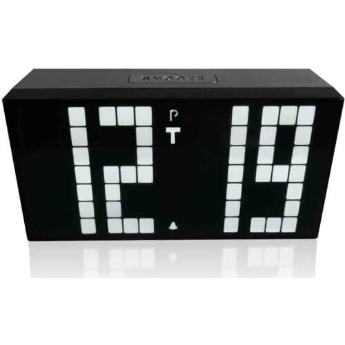 Alarm Clock Nordic Minimalist Children Students Office Workers Mirror Electronic Creative Led 4 Digit 7 Segment Grid