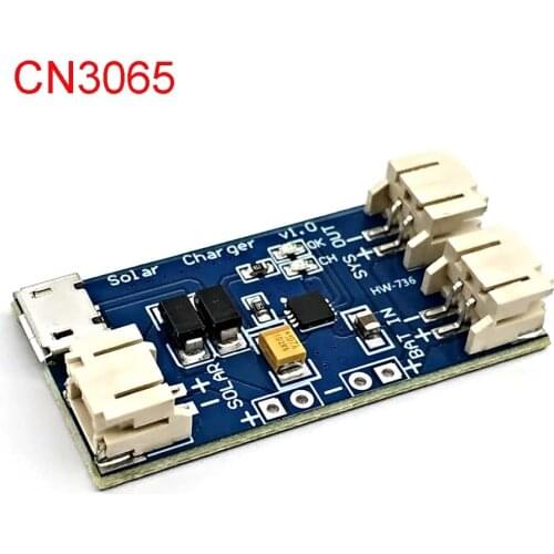 CN3065 Mini Solar Lithium Battery Charger Board Lipo Battery Charging Module Solar Panel Micro USB for Outdoor Camping Sports