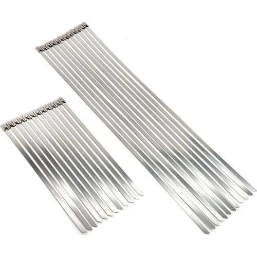 For ATV / Automotive 12 pcs/set Band and Buckle Clamps - CV Half Shaft Boot Band Pack Stainless Steel