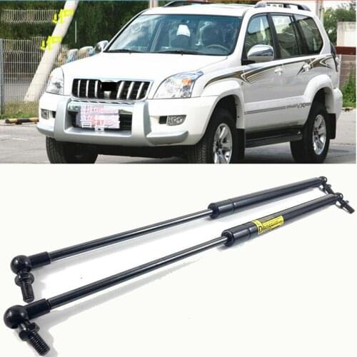 For Toyota Land Cruiser 120 Prado FJ120 2003-2009 Front+Rear Trunk Lift Support Hydraulic Rod Shock