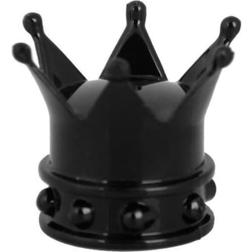 4pcs/lot Bicycle Tire Valve Caps Dustproof Gold Crown Bike Wheel Valve Stem Caps W4A9 Tyre Truck Auto Caps Valve Tire Air H5B9