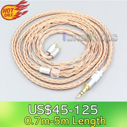 LN006725 2.5mm 3.5mm XLR Balanced 16 Core 99% 7N OCC Earphone Cable For Sennheiser IE400 IE500 Pro