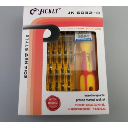 JACKLY 32 IN 1 Hot Selling Precision Screwdriver Set Magnetic Torx Bits Screw Driver Tournevis for Electronic Repair Tools Kit