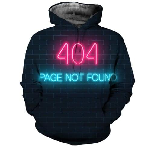 REAL American SIZE 404 Not Found high quality 3D Sublimation Printing Hoody Hoodie Plus size 5xl 6xl