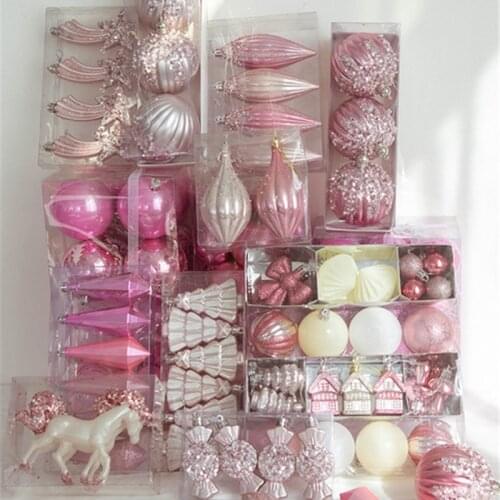 Christmas Xmas Tree Hanging Ball Ornaments Decorations Gift New Year Christmas Tree Pendant Bauble for DIY Xmas Party Decor