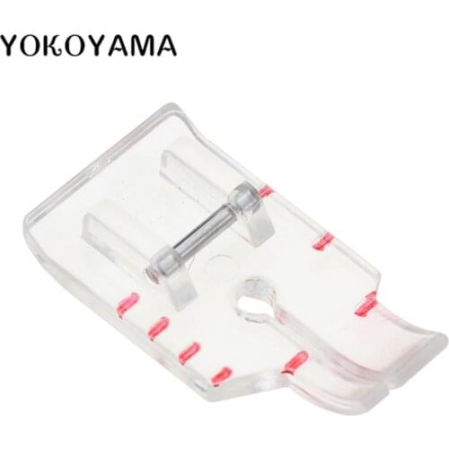 YOKOYAMA Plastic 1/4 Inch Patchwork Quilting Presser Foot Edge Guide Home Domestic Sewing Machines Sewing Parts For Brother