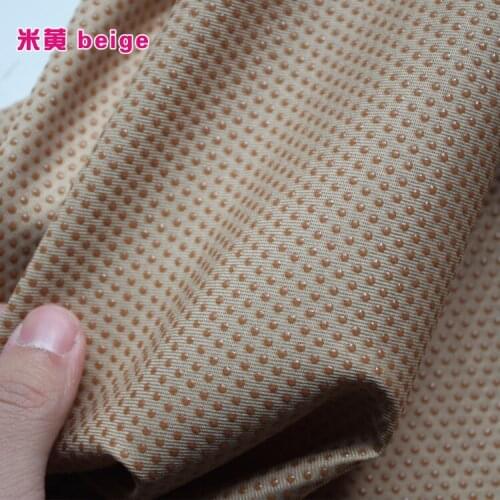 Khaki Anti Slip Vinyl Non Slip Fabric Rubber Non Skid Rubber Treated Fabric Sold By The Yard Free Shipping