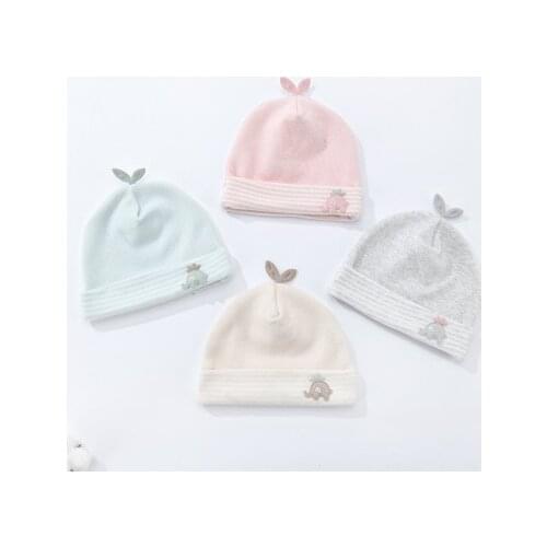 Baby Cap for Boys Girls Kids 0 to 3Months Fishtail Pattern Newborn Beanie Cap Boys&Girls Newborn Hat