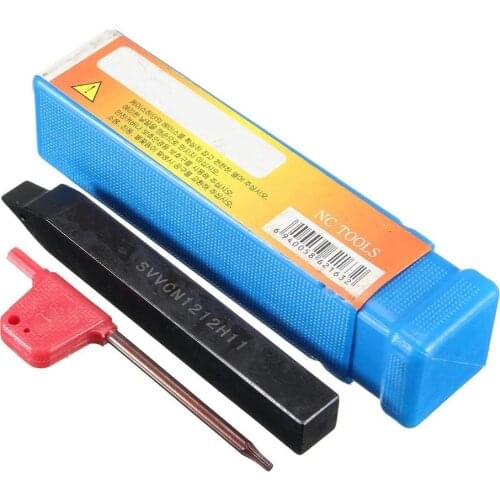 SVVCN1212H11 12x100mm Lathe Indexable Turning Tools Lathe Cutting Turning Tool Holder For VCMT1103 Or VBMT1103 NEW