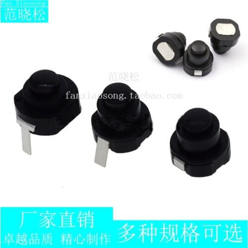1010X small 250V 1A Round shape 10*10 Flashlight switch Power push button switch KAN-10A Since the lock button 10x10