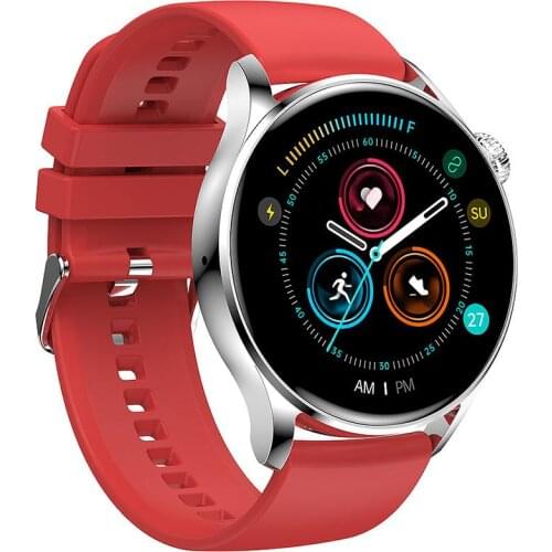 W3 Multifunction Smart Watch 1.3-Inch IPS HD Touch Screen IP68 Waterproof With Multiple Sports Modes Daily Healthy Monitor