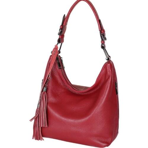 Split leather crocodile texture women small messenger bag handbags