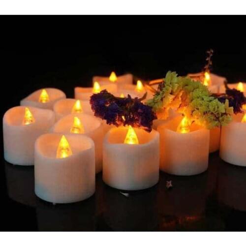 9PCS LED electronic candle night light with clip Christmas day party birthday wedding interior decoration Energy-saving lighting