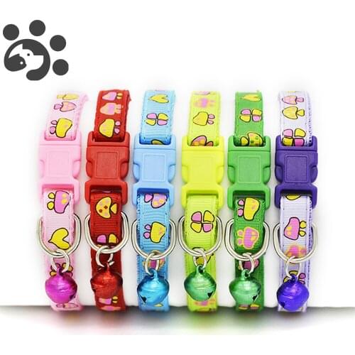Lovely Mushroom Dog Collars for Small Medium Dogs Puppy Cats in Cat Collar Basic Bells Dog Collar Pet Products Supplies MP0072