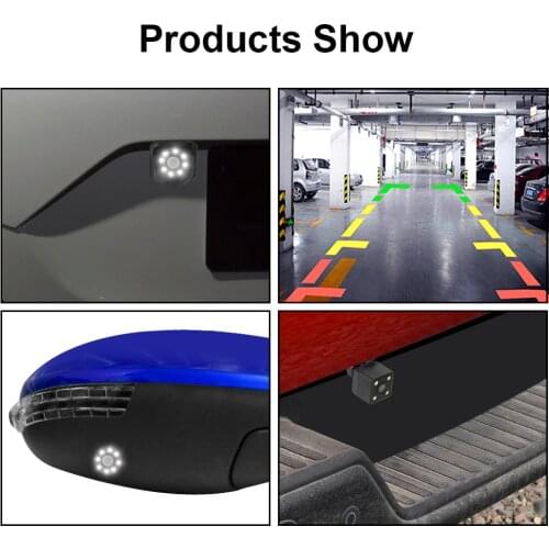 Night Vision HD Lens Fisheye Car Rear View Camera For Android DVD Player 1280x720 170° Wide Angle DC 12V Parking Assistance Kit