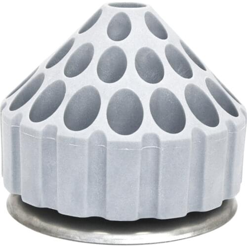 Nail Drill Bits Holder Organizer Rotary Tools Storage Container 35 Holes, Rotatable Dental Disinfection Diamond Burs Holder