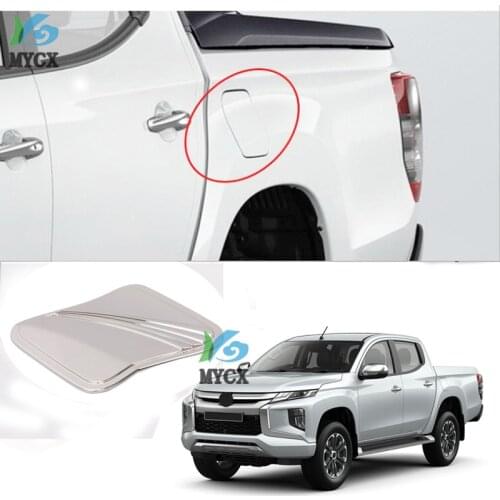 For Mitsubishi L200 Triton 2019 2020 Ram 1200 ABS Chrome fuel tank cap decoration sticker