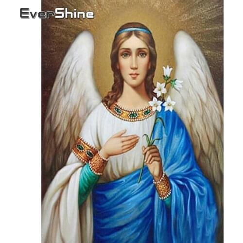 Evershine Diamond Embroidery Full Square Religion Diamond Painting Cross Stitch Kit Portrait Diamond Mosaic Decoration Sale Art