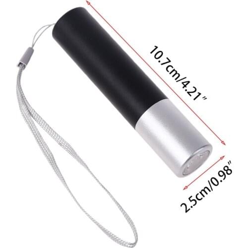 Metal DIY 1x 18650 Battery Power Bank Kit USB Charger with LED 3-mode Flashlight M5TE