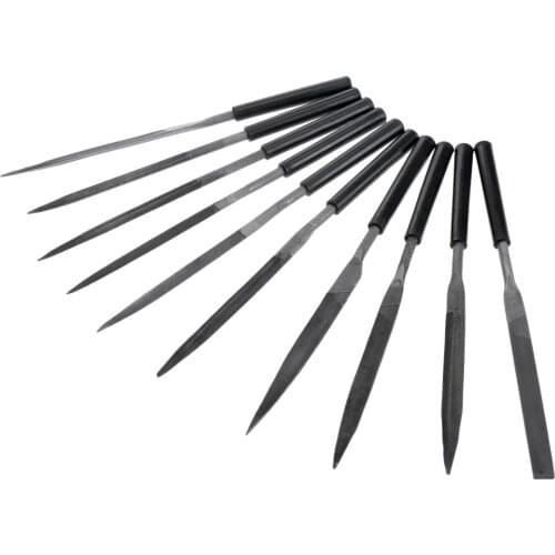 10Pc 5x180mm Assorted Diamond File Needle File Set Wood Rasp Hand Tools for Ceramic Glass Gem Wood Carving Craft lima para metal