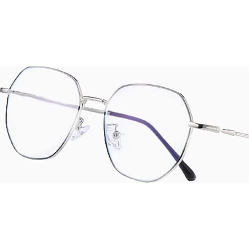 New Glasses Frame Myopia Flat Optical Anti-Blue Light Round Adult