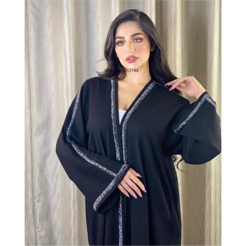 Ramadan Eid Abaya Dubai Kimono Cardigan Mujer Kaftan Hijab Muslim Jilbab Caftan Turkish Dresses Abayas For Women Islam Clothing