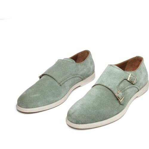 SHENBINS Men's Suede Shoes