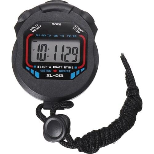For Training Athletes Stopwatch Digital Sport Counter Train Chronograph Handheld Timer Time hr / min / sec Count Waterproof