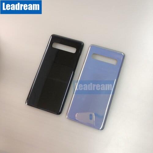 50PCS for SAMSUNG Galaxy S10 5G version G977 G977F G977B Back Glass Battery Cover Rear Door Housing Case Back Glass Cover