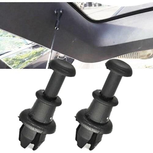 2pcs Car Boot Parcel Shelf Clips Pins For GOLF 5 Mk6 Tigaun 5N UP Parcel Shelf Tray String Clips Hook Pivot 1M6867574A