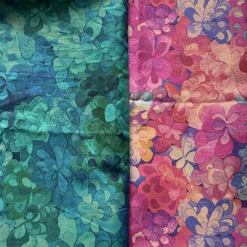 2Color Emerald Lake Like Liberty Cotton Fabric For Kids Sewing Cloth Dresses Skirt DIY Handmade Designer Patchwork Meter Poplin