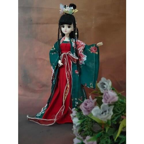 1/6 Figure Doll OB27 30cm Barbi Blyth 1/4 1/3 BJD Clothes Ancient Costume Hanfu Dress Outfit For BJD/SD Girl or Boy Doll B0274