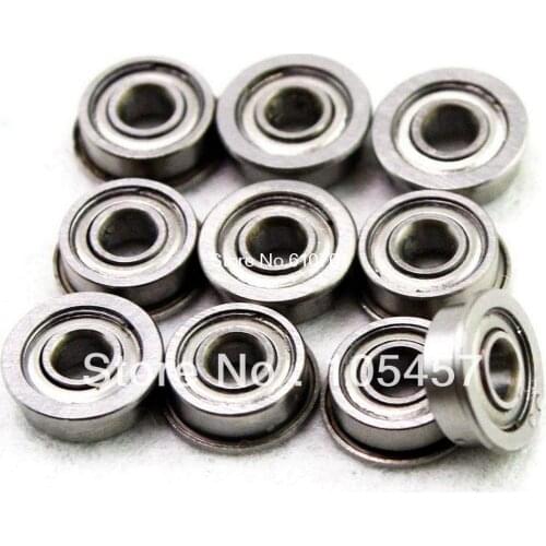 10pcs Shielded Model Flange Bearing 5 x 10 x 4mm MF105zz