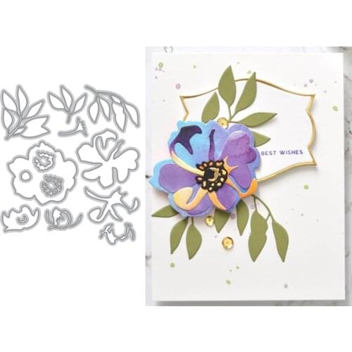 3D Virginia Rose Metal Cutting Dies Scrapbooking Album Paper DIY Cards Crafts Embossing Dies New 2020