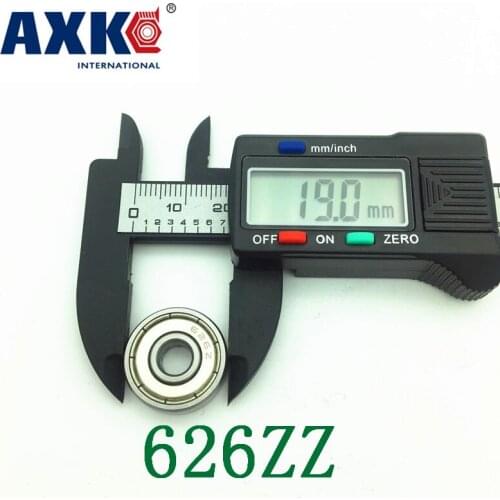 Axk 2019 Desktop 3d Printer Special Bearing 626z Abec5 626 Zz Deep Groove Ball Bearing 626zz 6*19*6mm Miniature Emq Z3v3 10pcs