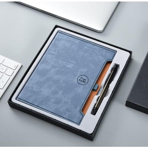 Business exquisite gift box leather notebook simple university birthday notebook creative ins notebook