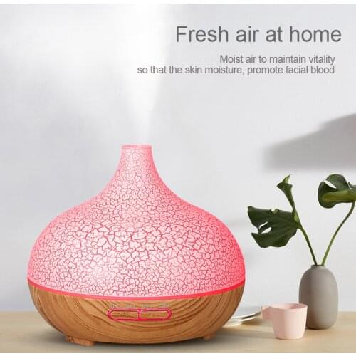 Home Aroma Essential Oil Diffuser 400ML air humidifier ultrasonic for Office Home mist discharge 7 Color Changing LED Light
