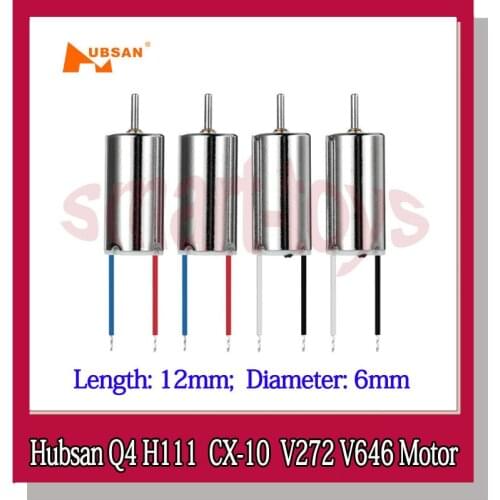 Hubsan H111 Q4 Motor Engine for Hubsan Q4 H111 WLtoys V646 V676 CX-10 CX 10 CX 10W Quadcopter parts
