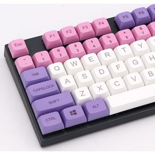 Hana Ethermal Dye Sublimation fonts PBT keycap For Wired USB mechanical keyboard 134 keycaps For MX Keyboard ID80 GK64 GK61 SP84