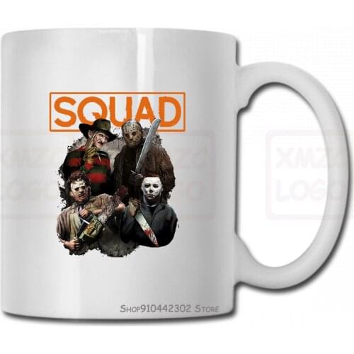 Horror Friends Pennywise Michael Myers Jason Voorhees Halloween Men Mug Cup Women Men