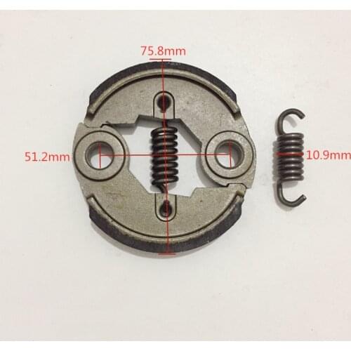 CLUTCH ASSY OD 76MM POWDER METALLURGY FOR HONDA GX31 GX35 MITSUBISHI TL33 TL43 TL52 T180 T200 T240 + 1 SPRING